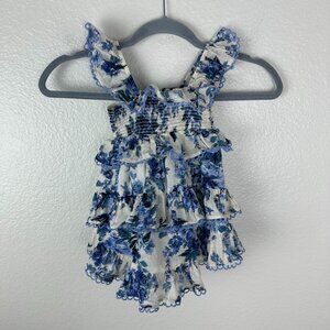 Zimmermann Aliane Ruffle Tiered Mini Dress Little Girls 1 Summer Vacation Travel